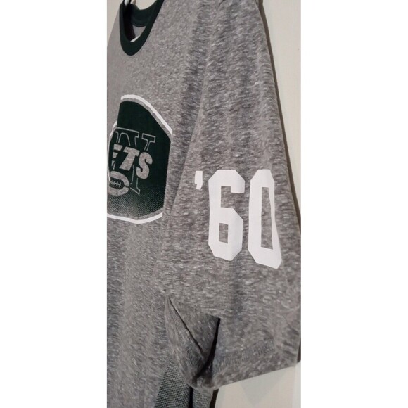 New York Jets Grey/Green T-Shirt Official NFL Team Apparel Men's XL, EUC Nice! - Picture 4 of 8